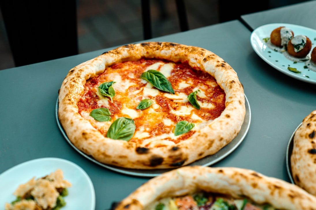 A pizza from a restaurant in Bayswater